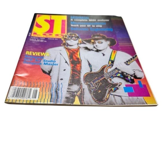 Atari ST Log Magazine Issue 22 Midimon Dungeon Master OCP Art Studio 1988 - Picture 3 of 4